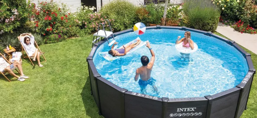 Каркасный бассейн Intex